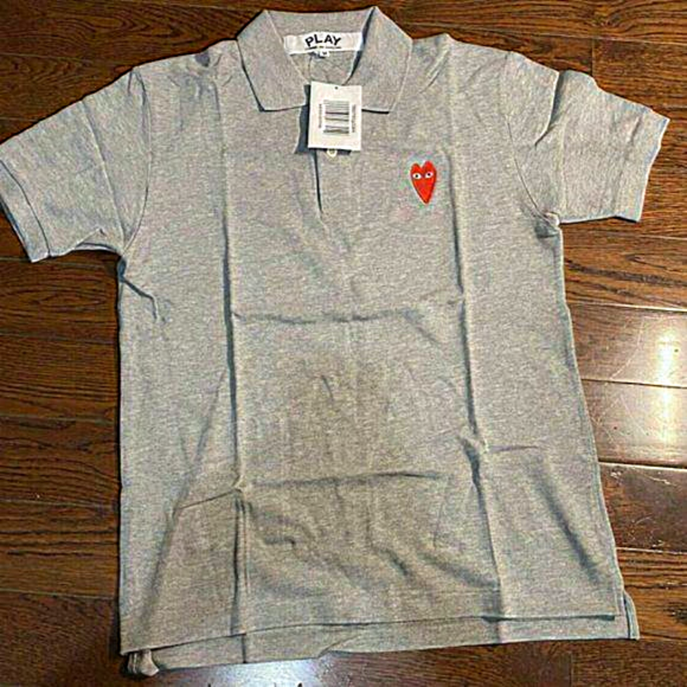 Authentic MEN's Comme des garcons play polo shirt - Picture 1 of 2